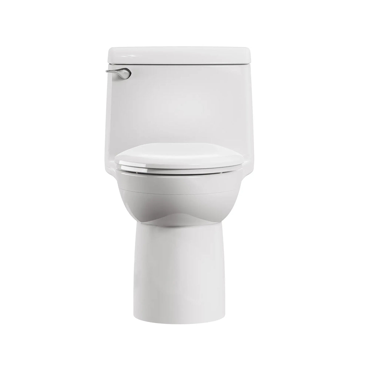 Toilette monopièce Champion® 4, 1,6 gpc/6,0 lpc, à cuvette allongée à hauteur de chaise avec siège // BLANC // 245522_Champion_SiloFront_613AA001.020_2034314.020_0001_APRIL2024_CDNwebp.webp