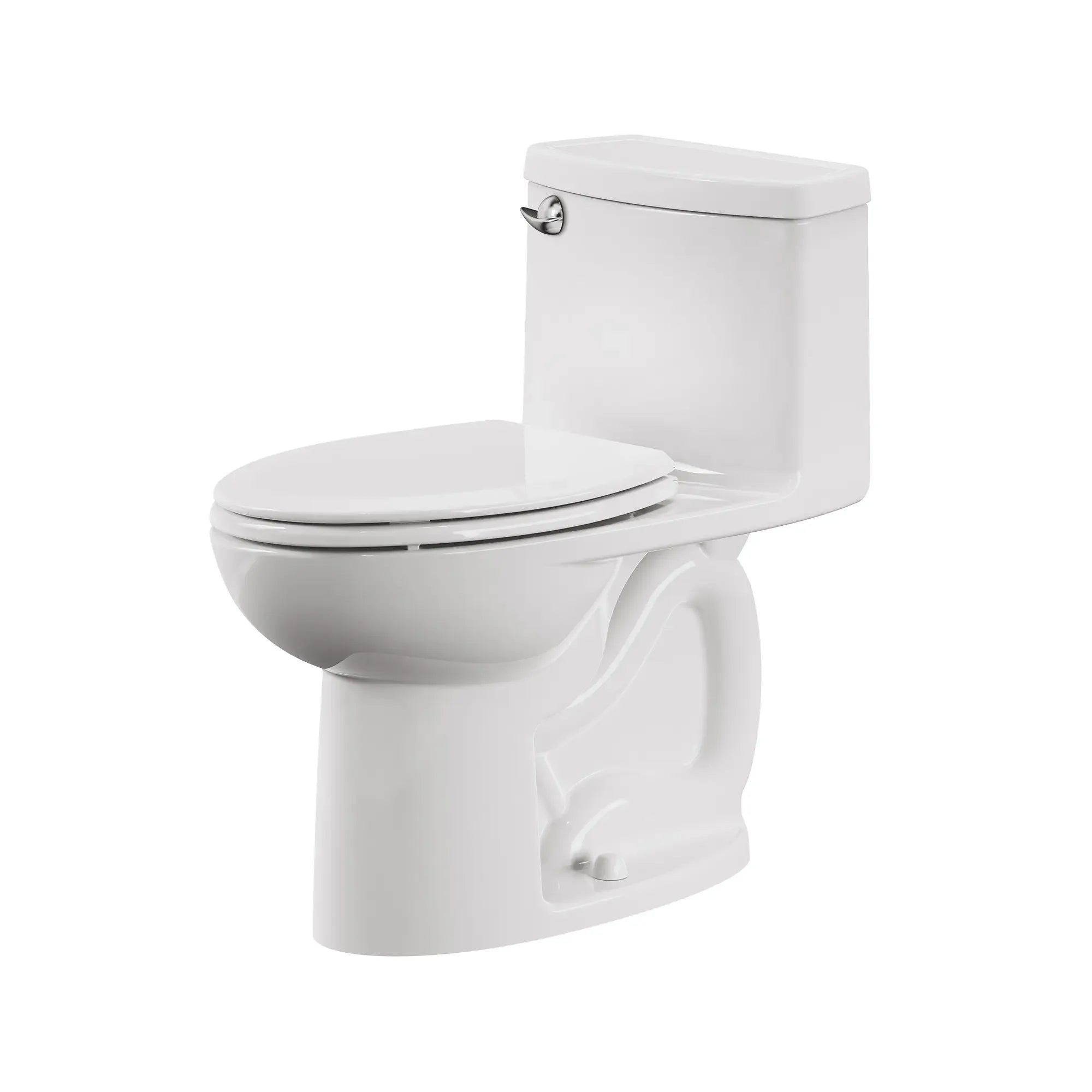 Toilette monopièce Compacte Cadet® 3, 1,28 gpc/4,8 lpc, à cuvette allongée à hauteur de chaise avec siège // BLANC // 245537_Cadet_SiloLeft_612AA001.020_2403128.020_0001_APRIL2024_CDNwebp_92975af9-8a60-4079-8ac6-8aa030415af1.webp