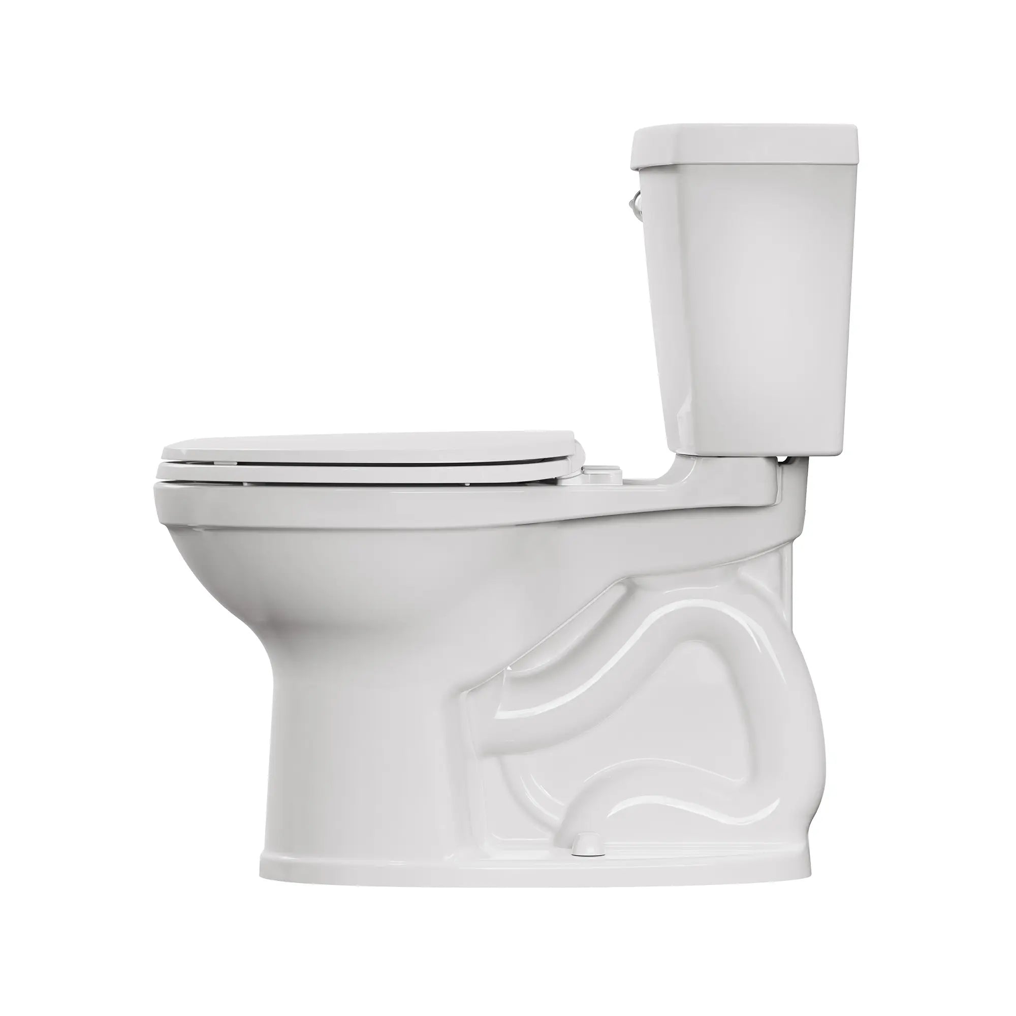 Toilette Champion® 4 complète allongée à hauteur de chaise, deux pièces, 1,28 gpc/4,8 Lpc, avec siège et réservoir doublé // BLANC // 246962_Champion_SiloLeftSide_2793528NT.020_3195A.020_4149A.020_5037A65B_0001_JUNE2024_CDNwebp.webp