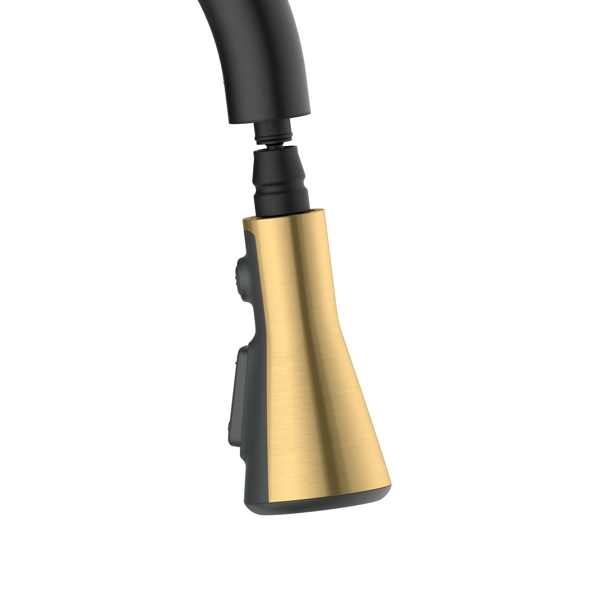 Robinet de cuisine rétractable sans contact Aspirations  // NOIR MAT/AUBE FRAÎCHE BROSSÉ // 247135_Aspirations_SiloRight_1048804240_0003_JUNE2024_CDNwebp.webp