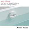 [1392202.020] Princeton® PRO Steel 60 x 30-inch Above Floor Rough Integral Apron Bathtub with Left-Hand Outlet - White