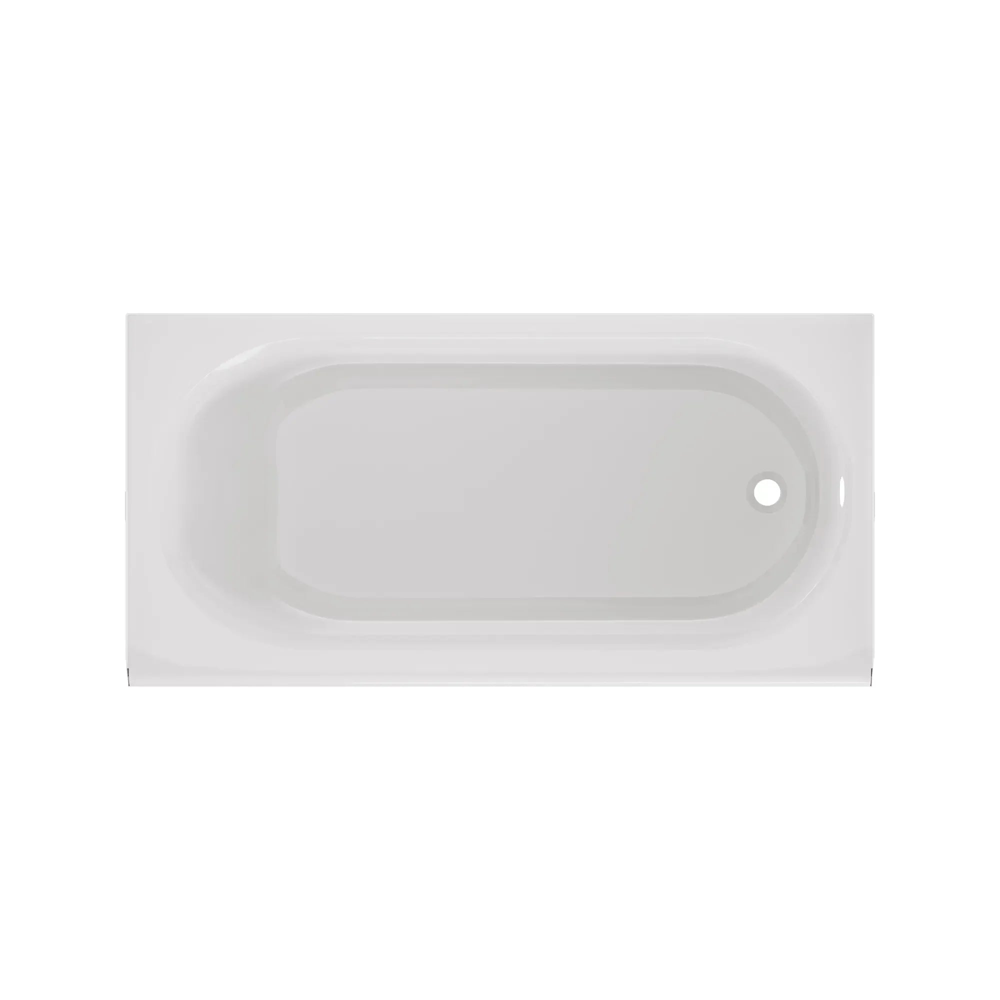 Baignoire Princeton® PRO en acier, tablier intégré, 1 524 x 762 mm (60 x 30 po), plomberie brute au-dessus du sol, orifice d’évacuation à droite // RIGHT / BLANC // 247890_Princeton_SiloTop_1393202.020_0001_AUGUST2024_CDNwebp.webp