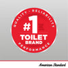 [215AA004.021] Cadet® PRO Two-Piece 1.6 gpf/6.0 Lpf Chair Height Elongated Toilet Less Seat - Bone
