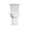 Edgemere® Two-Piece Dual Flush 1.6 gpf/6.0 Lpf and 1.1 gpf/4.2 Lpf Chair-Height Elongated Toilet With AquaWash® Slim Non-Electric SpaLet® Bidet Seat and Wax Ring // WHITE // 249972_Edgemere_SiloFront_608AA003.020_3519A101.020_4519A200.020_8033A65G.020_0001_November2024_CDNwebp.webp