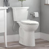 Cadet® PRO Two-Piece 1.28 gpf/4.8 Lpf Extra Tall Height Elongated Right-Hand Trip Lever Toilet Less Seat // WHITE // 250972_Cadet_EnvironmentCloseUp_215TA105.020.020_0001_MARCH2024_CDNwebp.webp