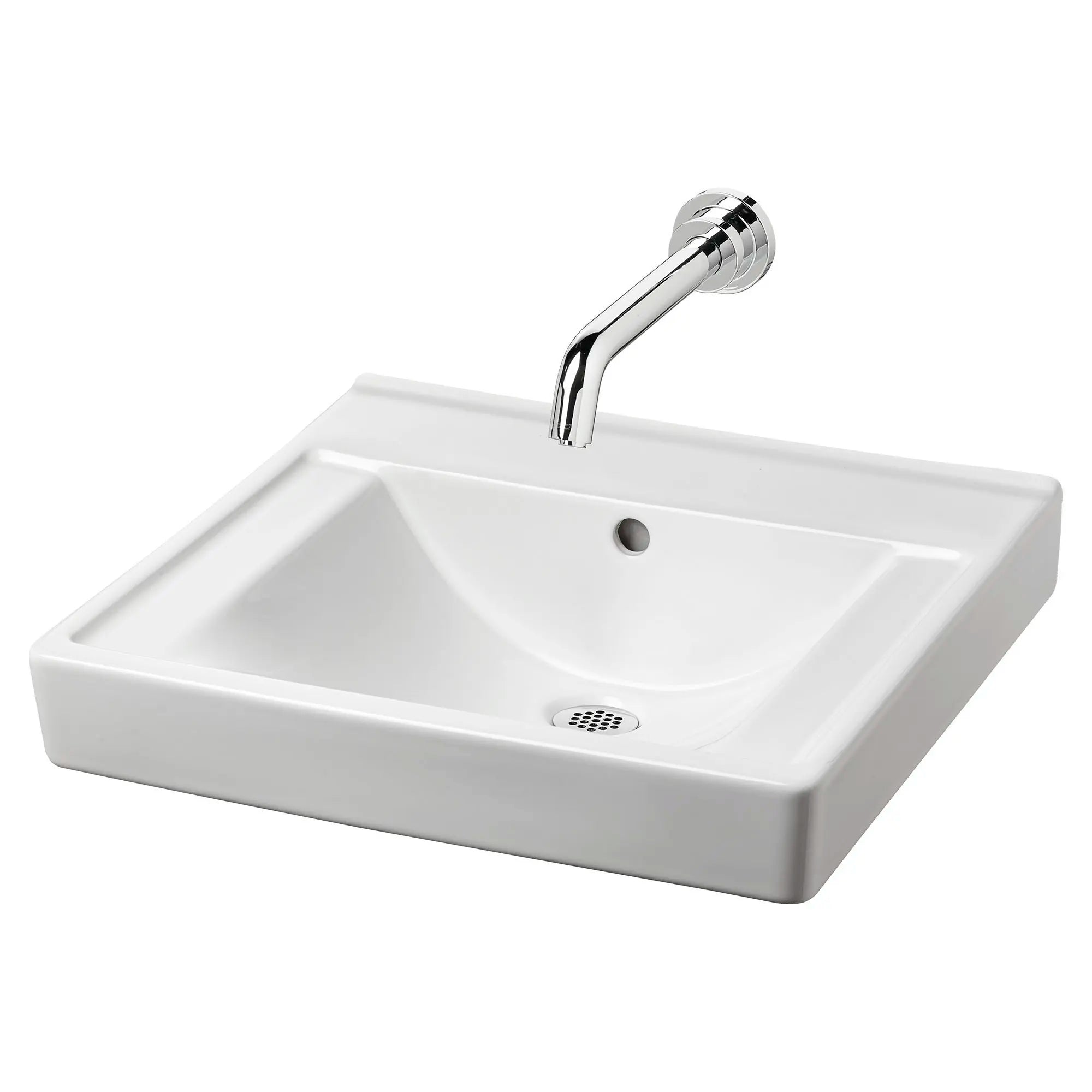 Serin® - à garniture murale sans contact, alimentation à pile, 0,5 gpm/1,9 L/min // CHROME POLI // 258870_P_T064355002_02_1__CDNwebp.webp