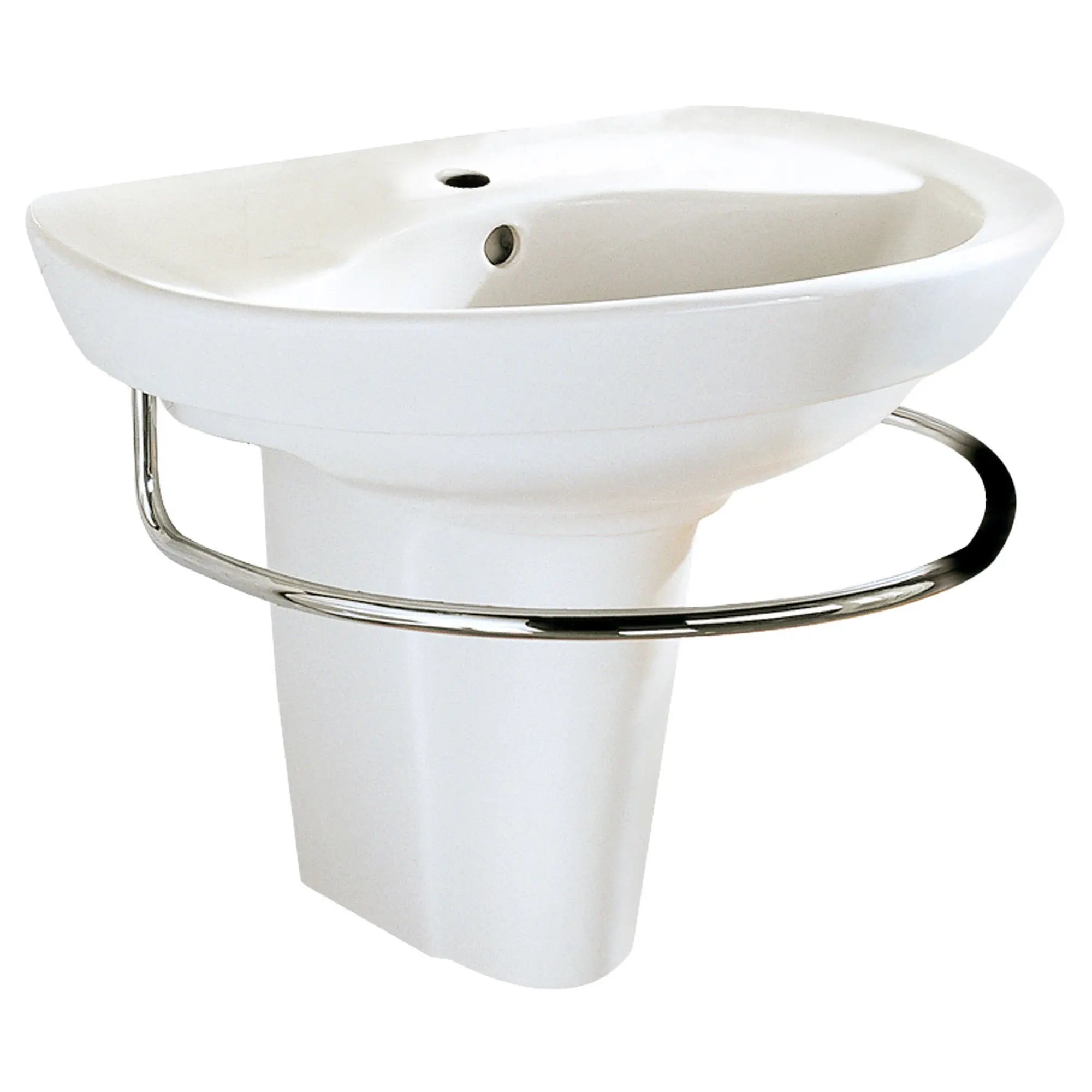 Ravenna® - lavabo mural et demie-colonne, à trou central // BLANC // 258907_P-0268144020__1__CDNwebp_21dfcf5f-86d5-4cb6-a826-19972f538767.webp