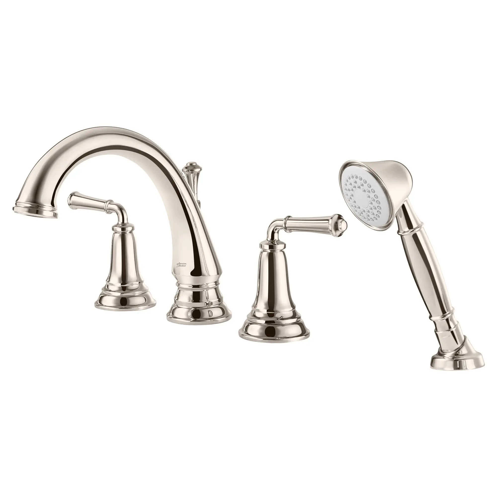 Delancey® - Robinet de baignoire à poignées à levier avec douchette pour robinet brut Flash® // NICKEL POLI // 259153_T052901013_1_CDNwebp.webp