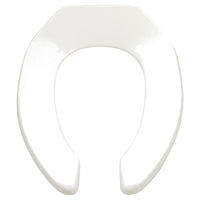 Commercial Heavy Duty Open Front Elongated Toilet Seat // WHITE // 259301_P_5901100020_CDNwebp.webp