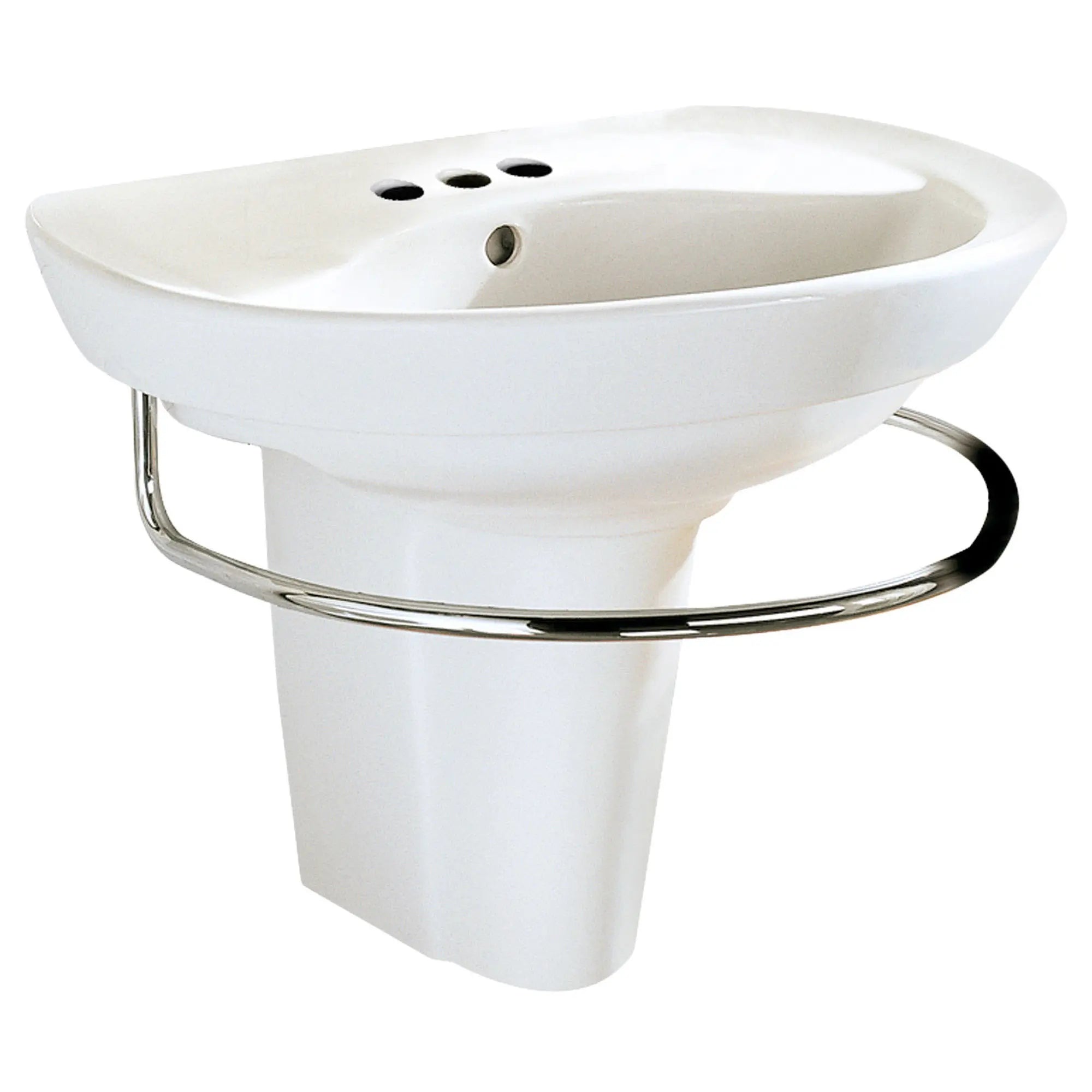 Ensemble de 4 po pour lavabo sur colonne central Ravenna® et combinaison de pieds // BLANC // 259364_P-0268400020__1__CDNwebp.webp