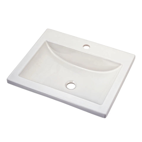 Lavabo Studio® à encastrer - trou central seulement