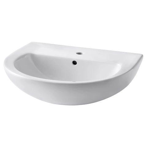 Evolution® - lavabo sur colonne de 24 po et trou central seulement