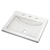 [0643008.020] Studio® Drop-In Sink With 8-Inch Widespread - White