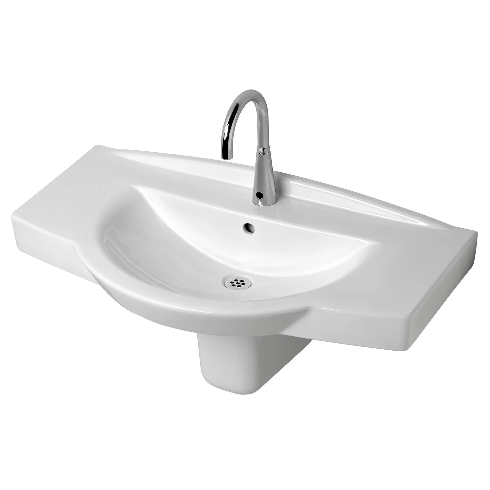 Selectronic® - robinet à col de cygne sans contact, alimentation à pile, 0,5 gpm/1,9 L/min // CHROME POLI // 259987_P_6055165002_02_1__CDNwebp.webp