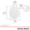 [5024B65G.020] Transitional Slow-Close & Easy Lift-Off Round Front Toilet Seat - White