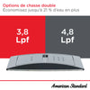 [765AA206.020] Toilette Edgemere complète allongée à hauteur de siège avec siège, deux pièces, à double chasse, 1,28 gpc/4,8 Lpc et 1,0 gpc/3,8 Lpc - Blanc