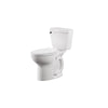 [7419756ST.020] Ravenna 3 Two-Piece 1.6 gpf/6.0 Lpf Chair Height Elongated Complete Toilet With Seat and Lined Tank - White