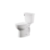[215AA154.020] Cadet Pro Two-Piece 1.28 gpf/4.8 Lpf Chair Height Elongated Toilet Less Seat with Lined Tank - White