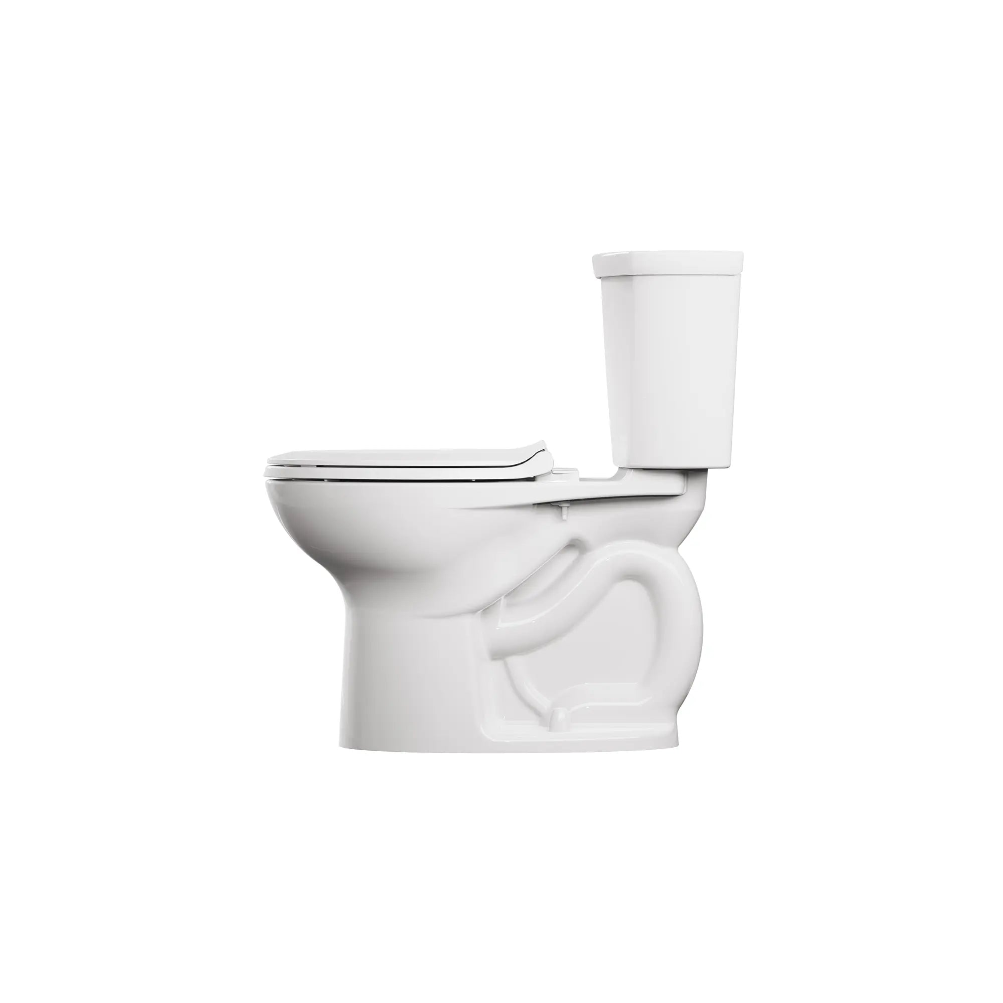 Toilette Cadet® PRO, 2 pièces, 1,28 gpc/4,8 lpc, à cuvette allongée à hauteur de chaise et réservoir avec doublure, sans siège // BLANC // 263351_Cadet_SiloSideLeft_215AA154.020_0001_APRIL2025_0_CDNwebp.webp
