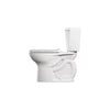 [7419756ST.020] Ravenna 3 Two-Piece 1.6 gpf/6.0 Lpf Chair Height Elongated Complete Toilet With Seat and Lined Tank - White