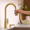 [104880GN00] Aspirations Touchless Pull-Down Kitchen Faucet  - Brushed Cool Sunrise