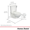 [2882108.020] Glenwall® VorMax® Two-Piece 1.28 gpf/4.8 Lpf Right-Hand Trip Lever Back Outlet Elongated Wall-Hung EverClean® Toilet - White