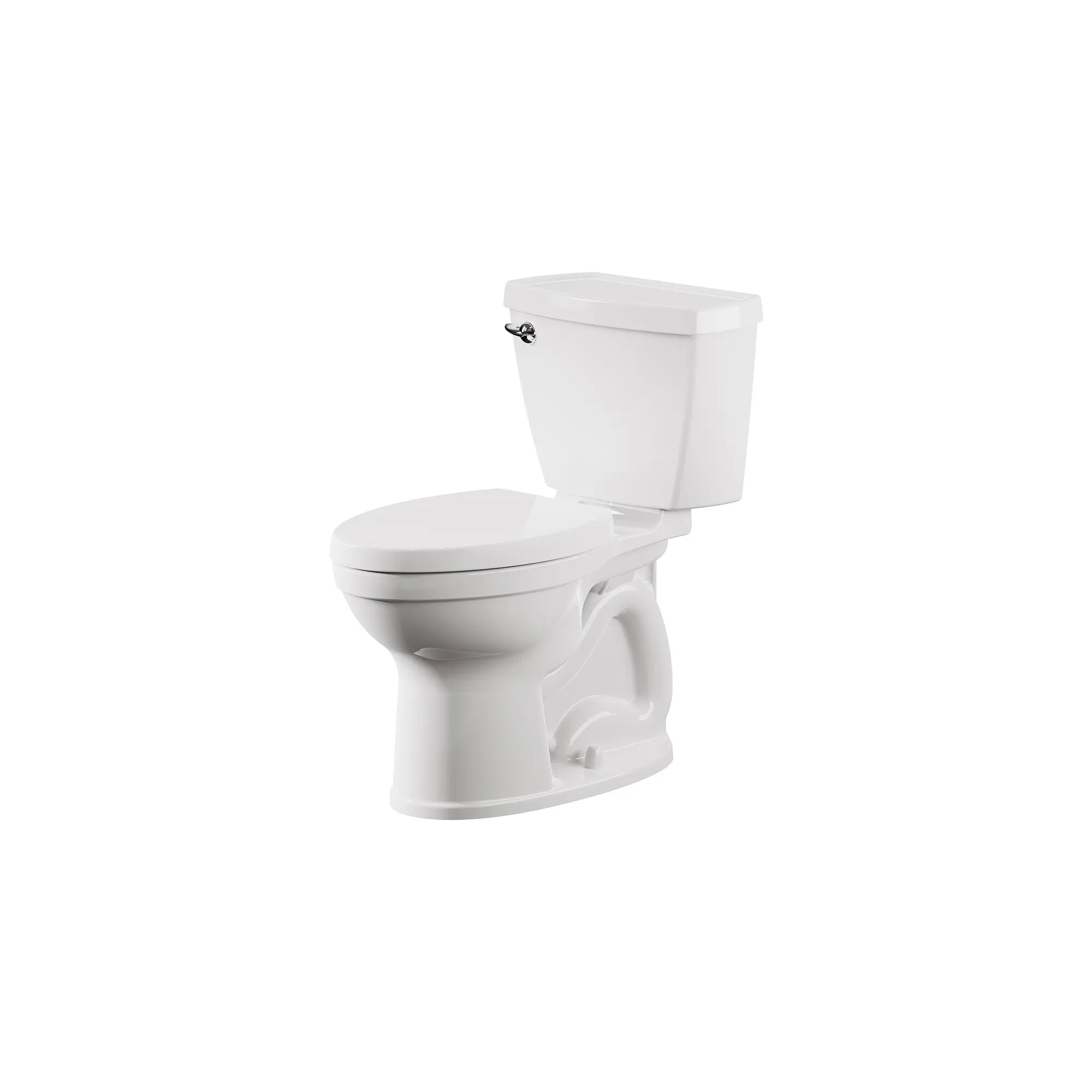 Toilette Champion® 4 complète allongée à hauteur de chaise, deux pièces, 1,28 gpc/4,8 Lpc, avec siège et réservoir doublé // BLANC // 265450_Champion_SiloLeft_279352NT.020_0001_APRIL2025_0_CDNwebp.webp