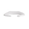 [5901100.020] Commercial Heavy Duty Open Front Elongated Toilet Seat - White