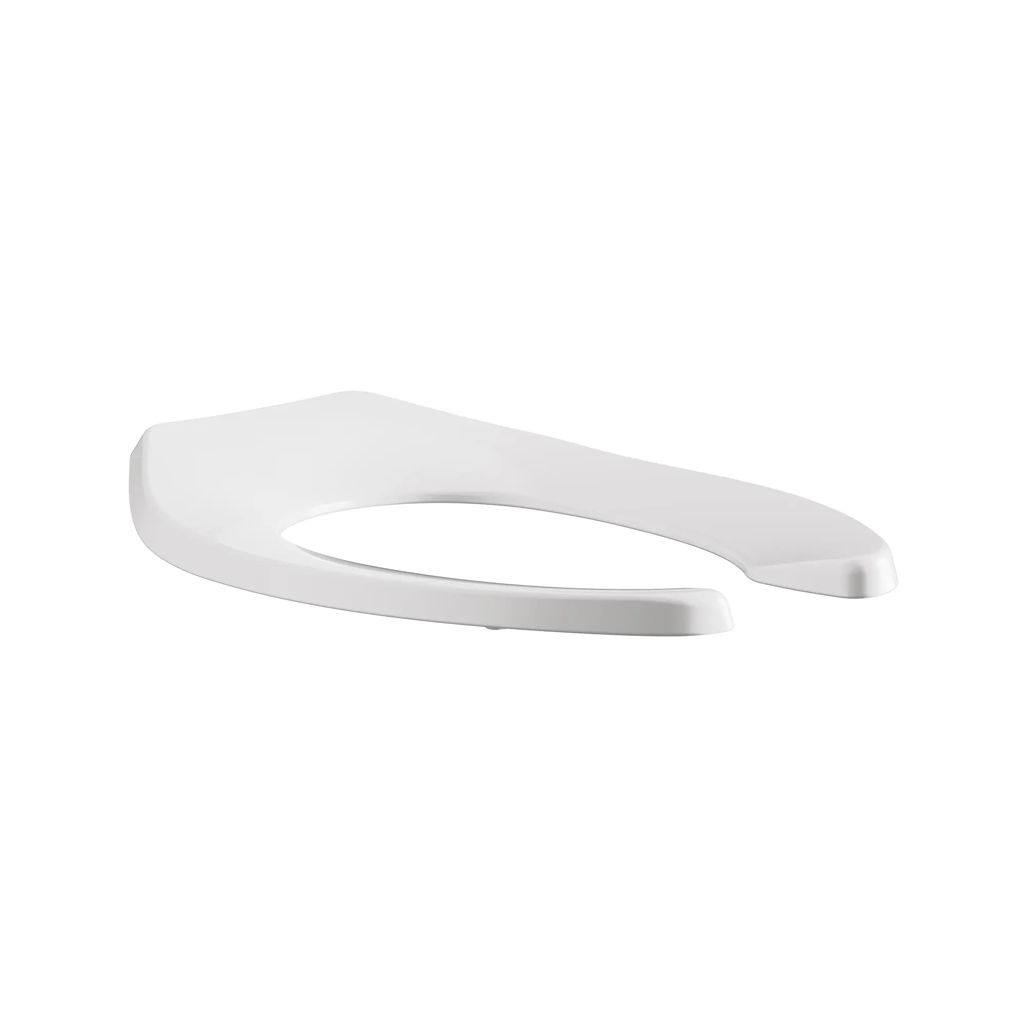 Siège pour cuvette allongée à devant ouvert, de type commercial et à usage intensif // BLANC // 266771_Commercial_SiloRight_5901100.020_0001_June2025_0_CDNwebp.webp