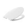 [5055A65C.020] Contemporary Slow-Close & Easy Lift-Off Elongated Toilet Seat for VorMax® CleanCurve® Style Rims - White