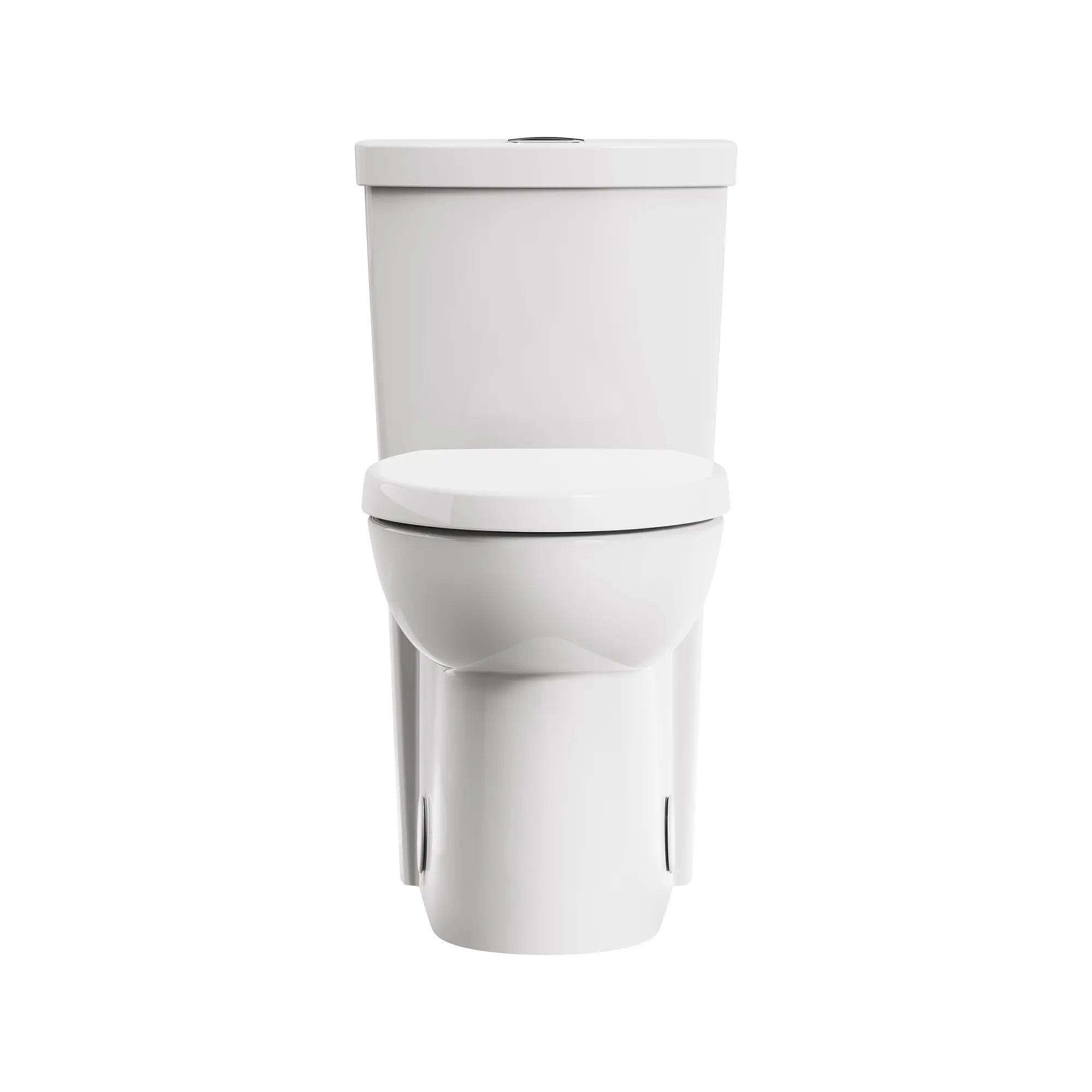 Toilette Studio® à jupe, 2 pièces, chasse double 1,6 gpc/6,0 lpc et 1,1 gpc/4,2 lpc, à cuvette allongée à hauteur de chaise avec siège // BLANC // 269429_Studio_SiloFront_2794204.020_0001_SEPTEMPER2025_0_CDNwebp.webp