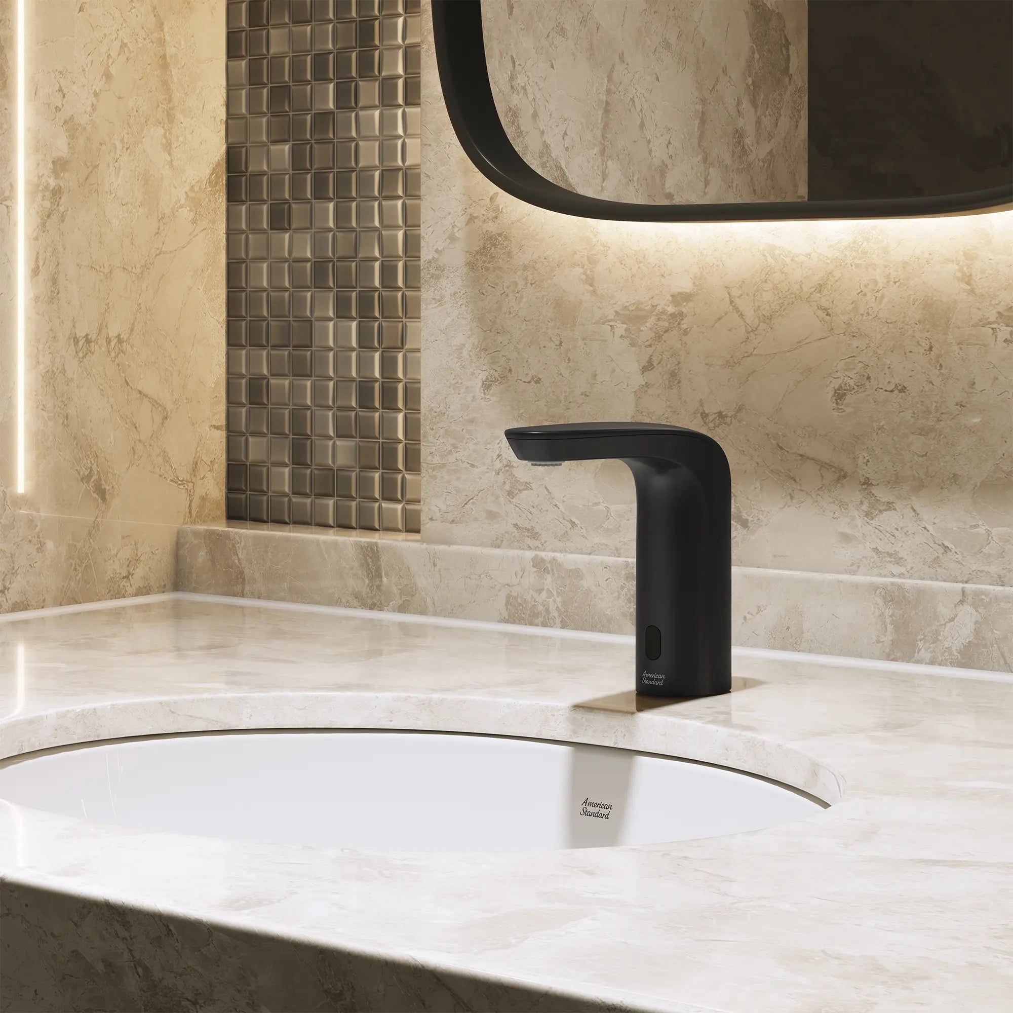 NextGen Selectronic® -  robinet sans contact, alimentation à pile, 0,5 gpm/1,9 L/min // NOIR MAT // 269908_NextGen_EnvironmentCloseUp_7766105.243_0002_JULY2025_0_CDNwebp.webp