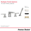 [T105901.243] Studio® S  Bathtub Faucet With Lever Handles and Personal Shower for Flash® Rough-In Valve - Matte Black
