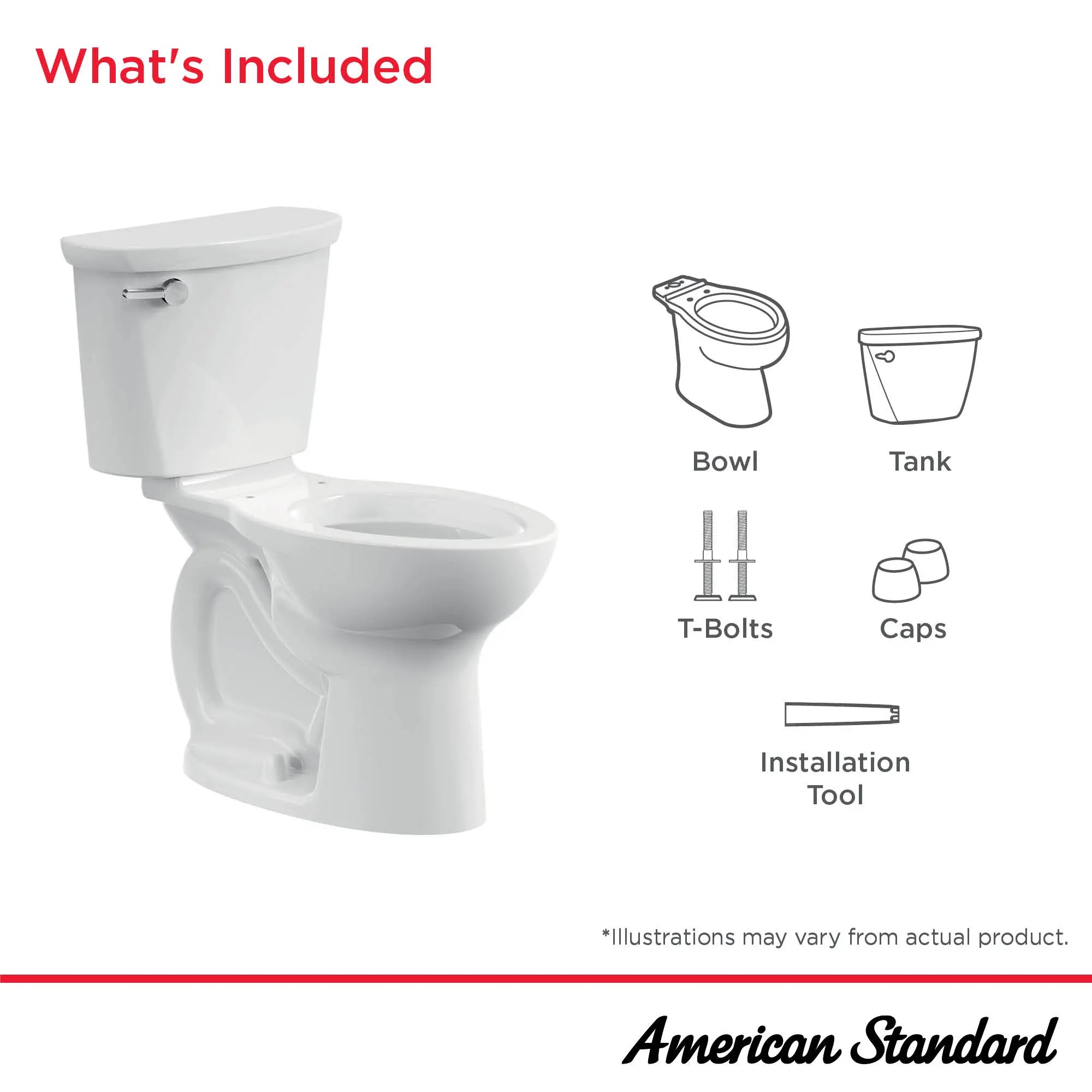 Toilette Cadet® PRO, 2 pièces, 1,28 gpc/4,8 lpc, compacte, à cuvette allongée à hauteur de chaise, à encastrer 14 po, sans siège // BLANC // 279289_CadetPro_Infographic_215FC104_0001_DEC2025_0_CDNwebp.webp