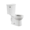 [288DA114.020] H2Optimum® Two-Piece 1.1 gpf/4.2 Lpf Standard Height Round Front Toilet Less Seat - White