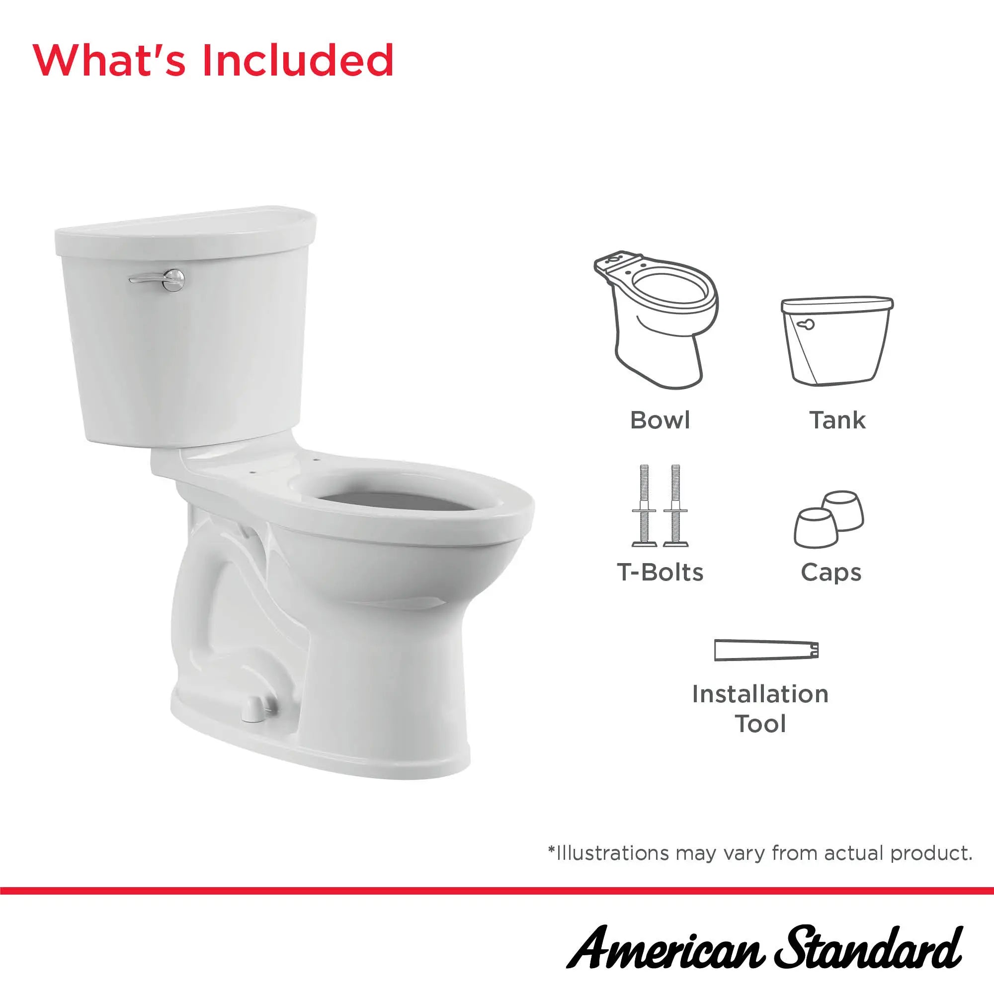 Toilette Champion® PRO, 2 pièces, 1,6 gpc/6,0 lpc, à cuvette allongée à hauteur de chaise, sans siège // BLANC // 279819_ChampionPro_Infographic_211AA004_0001_DEC2025_0_CDNwebp.webp