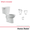 [2467100.020] Cadet® Two-Piece Pressure Assist 1.1 gpf/4.2 Lpf Chair Height Elongated EverClean® Toilet - White