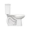 [2886518.020] H2Option® Two-Piece Dual Flush 1.28 gpf/4.8 Lpf and 0.92 gpf/3.5 Lpf Chair Height Elongated Toilet With Liner Less Seat - White
