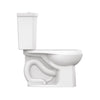 [2889218.020] H2Option® Two-Piece Dual Flush 1.28 gpf/4.8 Lpf and 0.92 gpf/3.5 Lpf Standard Height Round Front Toilet Less Seat - White