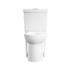 [2795204.020] Studio Skirted Two-Piece Dual Flush 1.6 gpf/6.0 Lpf and 1.1 gpf/4.2 Lpf Chair Height Round Front Toilet With Seat - White