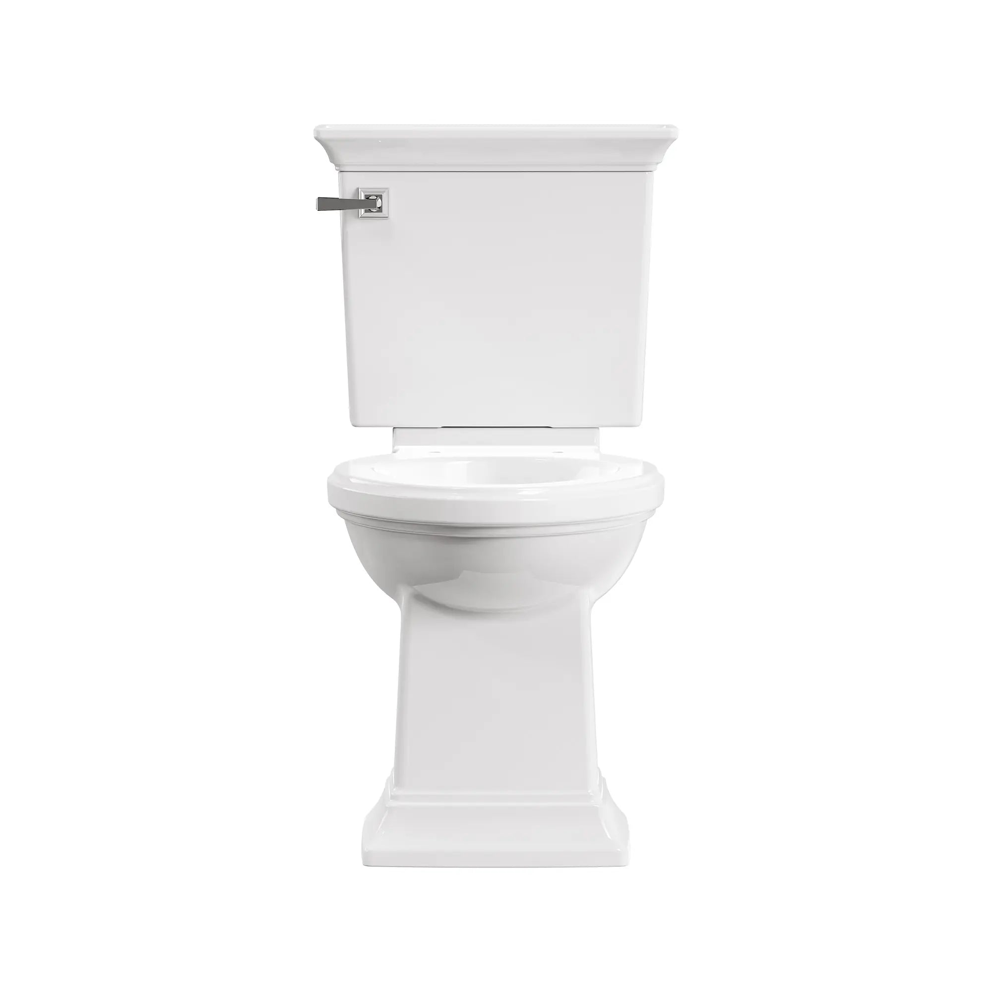 Toilette Town Square® S, 2 pièces, 1,28 gpc/4,8 lpc, à cuvette allongée à hauteur de chaise, sans siège // BLANC // 281026_Town_Square_SiloFront_2917228.020_0001_DECEMBER2025_0_CDNwebp.webp