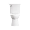 [238AA114.020] VorMax® Two-Piece 1.0 gpf/3.8 Lpf Chair Height Elongated Toilet Less Seat - White