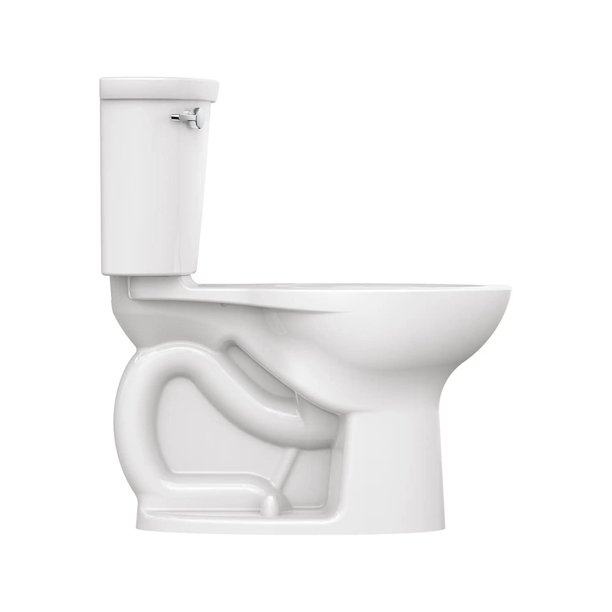 Toilette Cadet® PRO, 2 pièces, 1,6 gpc/6,0 lpc, compacte, à cuvette allongée à hauteur de chaise, sans siège // BLANC // 281146_Cadet_SiloSide_215FA004.020_0001_DECEMBER2025_0_CDNwebp.webp