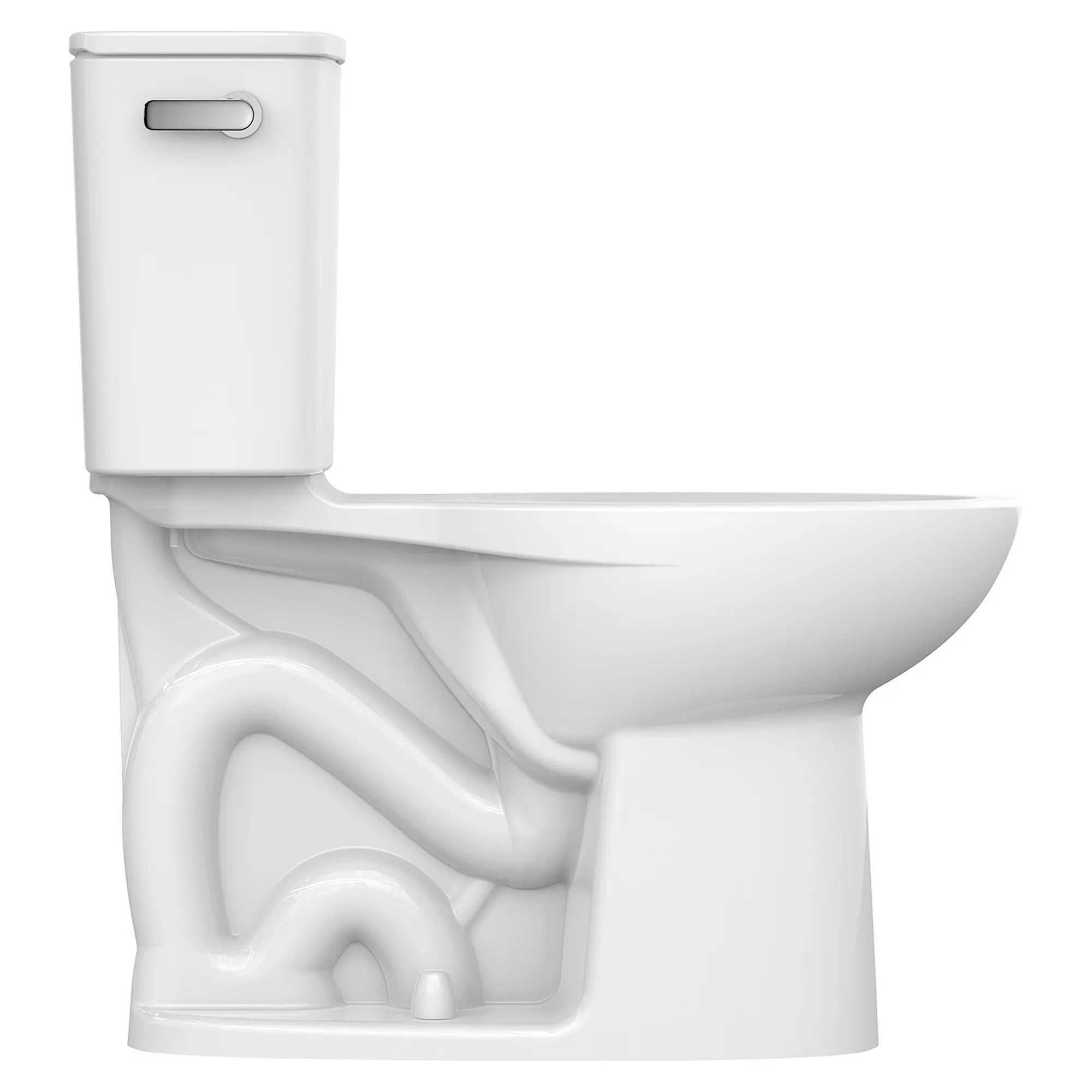 Aspirations - toilette EcoStrength allongée à hauteur de chaise, deux pièces, 0,80 gpc/3,0 Lpc, sans siège // BLANC // 281898_Ecostrength_SiloSide_250AA809.020_0001_FEBRUARY2026_0_CDNwebp.webp