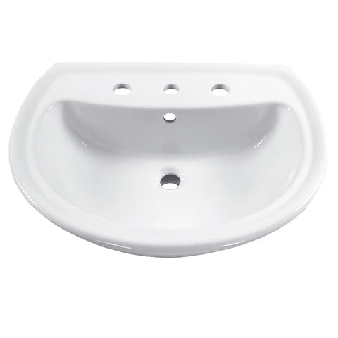 Cadet® Plus - lavabo sur colonne, centres de 8 po (203 mm)