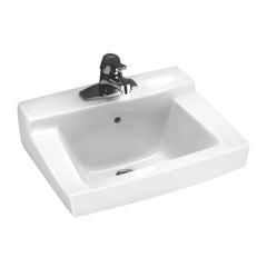 [0321075.020] Declyn® Wall-Hung Sink With 4-Inch Centerset, for Concealed Arms - White