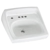 [0355056.020] Lucerne Wall-Hung Sink With 4-Inch Centerset and Extra Left-Hand Hole - White