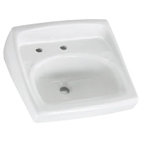 [0356115.020] Lucerne® Wall-Hung Sink With Center Hole Only and Extra Left-Hand Hole - White