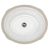 [0484000.020] Estate® Oval Under Counter Sink - White