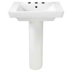 [0641800.020] Boulevard® 8-Inch Widespread Pedestal Sink Top and Leg Combination - White